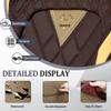 JARMAY Car Seat Cover for Dodge Challenger 2008-2023, Waterproof Durable Premium Leather Seat Cover, Comfortable Breathable Personalized Sports seat Covers.(2 Seats Standard,Cream Coffee) view 2