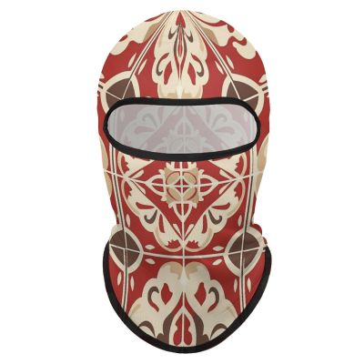 Balaclava Face Mask Ski Mask - Comes in Red and Beige Full Face Cover Winter Neck Gaiter for Men & Women