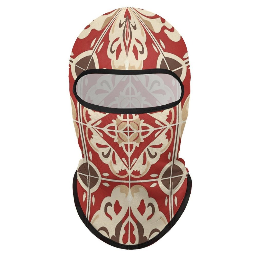 Balaclava Face Mask Ski Mask - Comes in Red and Beige Full Face Cover Winter Neck Gaiter for Men & Women