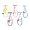 Double-Toned Detachable with Reinforced Spring Clip Braided Metal Chain for Outdoor Automotive Use Carabiner Keychain view 3