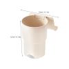MotorCart Basics Sucker Cup Holder for Desk - Plastic Suction Cup Beverage Holder Featuring Integrated Phone Stand Anti-Skid Sucker Drink Rack for Car Home RV or Office view 2