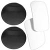 Abaodam 2pcs Frameless Adjustable Blind Spot Mirrors for Cars and Motorcycles Wide-angle Convex Rear View Mirrors with Adhesive PP and Glass Material for Enhanced Driving Safety and Easy view 1