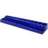 Magnetic Socket Organizer Set 6-Piece 141 Capacity with Non-Scratch Rubber Base Red Blue Color Coded Socket Trays for 1/4" 3/8" 1/2" Drive Metric SAE Strong Hold Tool Box Organizer view 4