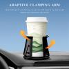 VCYOPN Car Slim Can Cup Holder Adapter, Wiggle-Free Drink Holder Insert Expander with Adaptive Clamping Arm, Self-Adhesive Beverage Storage Rack Insert for SUV Sedan Truck view 4