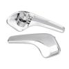 QccHieUs Interior Door Handle Silvery Accessories Professional Lightweight Sturdy Quick Installation Repair Parts Replacement, Left Side view 2