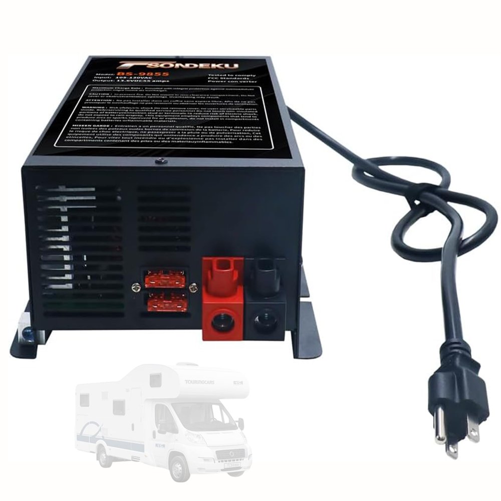 TSONDEKU 55 Amp RV Power Converter Charger