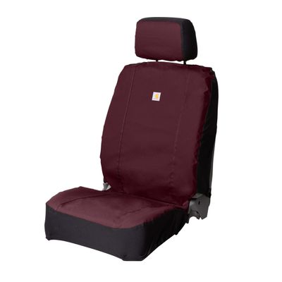 Carhartt Waterproof Nylon Front Bucket Seat Cover, Port, 700 Denier