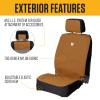 Carhartt Waterproof Nylon Front Bucket Seat Cover, Port, 700 Denier view 2