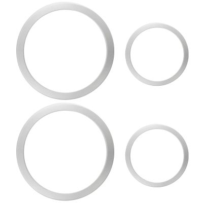 SRIAOO 108-1 108-8 Fuel Bowl Inlet Gaskets 4 Pack, 9/16" & 7/8" ID Aluminum Washers for 9/16"-24 & 7/8"-20 Inlet Fittings, Compatible with Holley 4150 4160 Center & Side Hung Float Bowl Carbs