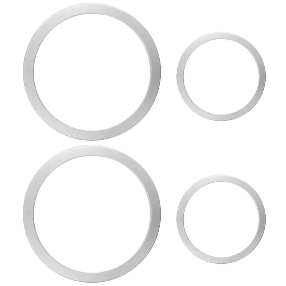 SRIAOO 108-1 108-8 Fuel Bowl Inlet Gaskets 4 Pack, 9/16" & 7/8" ID Aluminum Washers for 9/16"-24 & 7/8"-20 Inlet Fittings, Compatible with Holley 4150 4160 Center & Side Hung Float Bowl Carbs