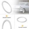 SRIAOO 108-1 108-8 Fuel Bowl Inlet Gaskets 4 Pack, 9/16" & 7/8" ID Aluminum Washers for 9/16"-24 & 7/8"-20 Inlet Fittings, Compatible with Holley 4150 4160 Center & Side Hung Float Bowl Carbs view 3