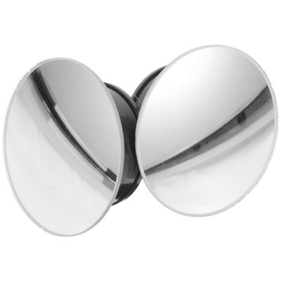 YOSADIER Frameless Blind Spot Mirror with Suction Cup for Cars Suvs Trucks Round Convex Glass Side Rearview Mirror Wide Viewing Angle for Reversing Parking and Vehicle Monitoring and Easy