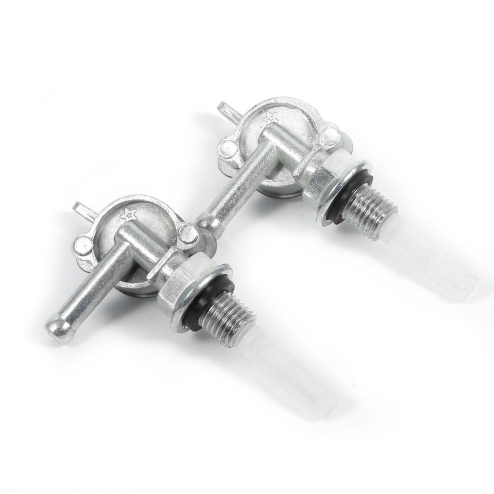 CHICIRIS Gas Petrol Fuel Tank Switch Valve Convenient Easy to Use Durable for ATV Quad Pocket Pit Dirt Bike Go Kart 2pcs