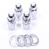 Lug Nut Set | 1/2-20 Short Mag | 13/16 in Hex Head | 0.750 in Shank | Closed End | Steel | Chrome | 4-Pack view 1
