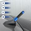 Sun Walker Car Short Antenna, 1.37 Inch Aluminum Alloy Stubby Aerial Antenna with Screws & Gaskets, Mini Carbon Fiber Auto Roof Mounted Aerial Mast for AM FM Stereo Reception (Blue) view 4