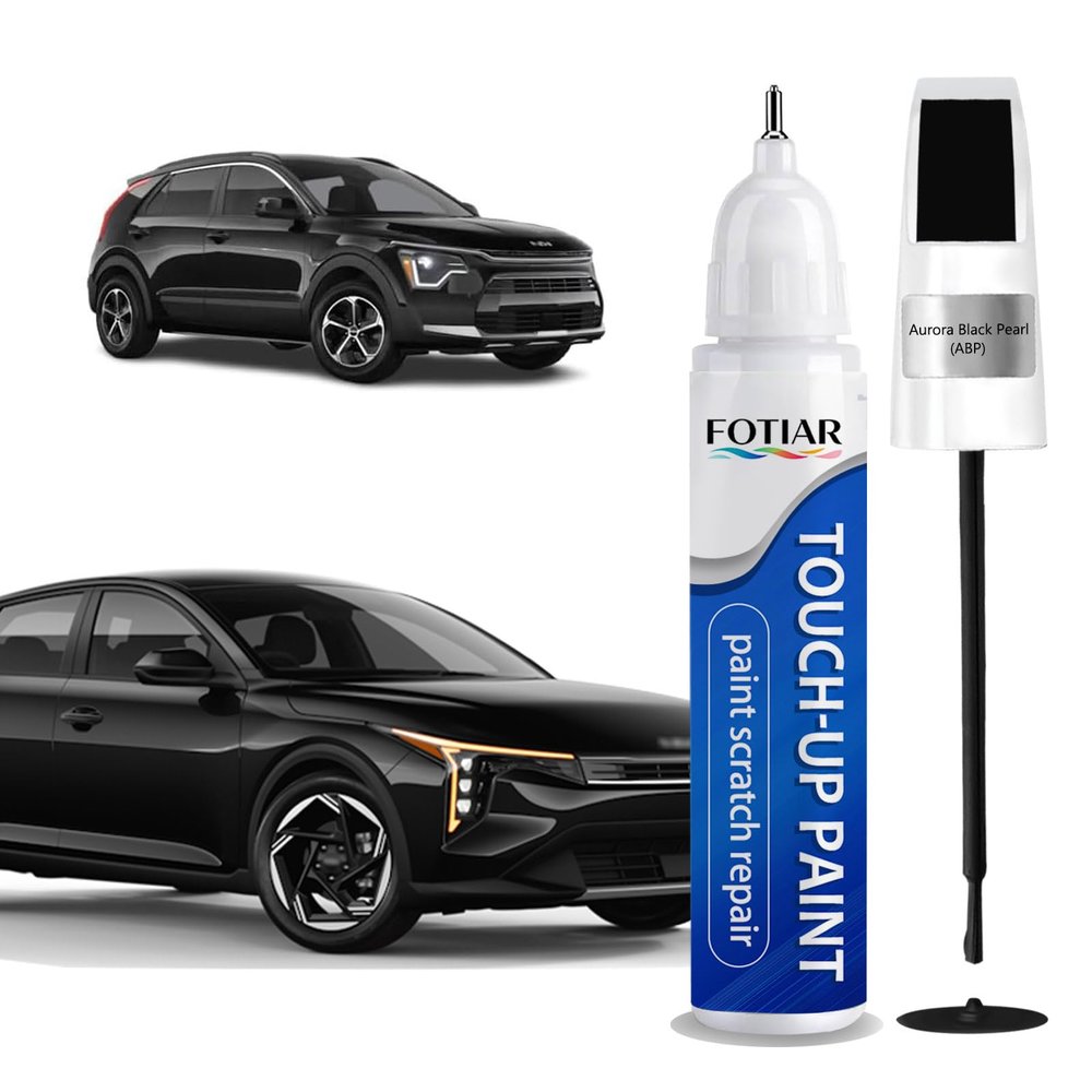 Aurora Black Pearl ABP Touch up Paint for Kia-Exact Match Scratch Repair Kit 2-In-1 Premium Car Paint Pen for Chips & Nicks