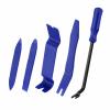 HARFINGTON 5pcs Car Trim Removal Tools Kit No Scratch Plastic Auto Clip Fastener Remover Pry Tools Set for Car Door Windows Interior Panel Dashboard, Blue view 1
