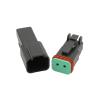 DT06-2S-E004 2pin Car Connector Black Female Head With Terminal 1062-16-0122(1set) view 2