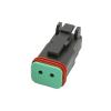 DT06-2S-E004 2pin Car Connector Black Female Head With Terminal 1062-16-0122(1set) view 3