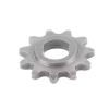 DREFGH 2Pcs Electric Scooter 9T 11T 13T 14T 25H H/D-Shaped Sprocket for Chain Motor Pinion Gear DC with 10mm Inside Diameter(2pcs 25H 11T H) view 1