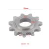 DREFGH 2Pcs Electric Scooter 9T 11T 13T 14T 25H H/D-Shaped Sprocket for Chain Motor Pinion Gear DC with 10mm Inside Diameter(2pcs 25H 11T H) view 2