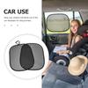 ABOOFAN Car Sun Shade Nylon Mesh with Strong Suction Cups UV Protection Auto Mesh Window Visor for Side Windows Lightweight Sun Shade for Cars Trucks Suvs Sunscreen Cover view 4