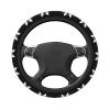 Tuxedo Tie Printed Suit Universal 14.5-15 Inch Steering Wheel Cover Anti-Slip Car Wheel Protector for Men Women view 2