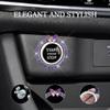 2PCS Bling Car Engine Start Stop Decoration Ring, Automotive Replacement Pushbutton Switches, Crystal Rhinestone Auto Push Start Button Ignition Ring Sticker, Car Decor Accessories for Women Girls view 4