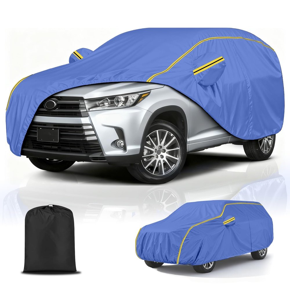 Car Cover Custom Fit for Volkswagen Golf 1998-2025 |Waterproof Full Exterior Covers All Weather Car Tarpaulin Wind Sun Tear Resistant with Four Wheel Alignment Rope Combination Lock
