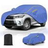 Car Cover Custom Fit for Volkswagen Golf 1998-2025 |Waterproof Full Exterior Covers All Weather Car Tarpaulin Wind Sun Tear Resistant with Four Wheel Alignment Rope Combination Lock view 1