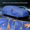 Car Cover Custom Fit for Volkswagen Golf 1998-2025 |Waterproof Full Exterior Covers All Weather Car Tarpaulin Wind Sun Tear Resistant with Four Wheel Alignment Rope Combination Lock view 3