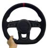 Customized Suede Leather Steering Wheel For Audi A6 A7 A4 B8 .5 B9 S3 S4 S5 S6 C7 Q8 RS3 RS6 A5 Car Accessories(Style B) view 2