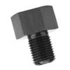1/8in NPT Female to M10x1.0 Male Reducer Oil Pressure A, Oil Pressure Meter A, d Aluminum Fitting with Black Anodized, Direct Replacement view 3
