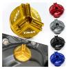Compatible with TMAX 500 530 T-MAX500 530 SX/DX 2017 2018 2019 TMAX 560 2020 2021 2022Engine Oil Cap Bolt Fuel Filler Cap Accessories(NO Logo Titanium) view 2