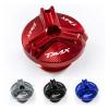 Compatible with TMAX 500 530 T-MAX500 530 SX/DX 2017 2018 2019 TMAX 560 2020 2021 2022Engine Oil Cap Bolt Fuel Filler Cap Accessories(NO Logo Titanium) view 4