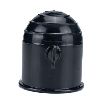 WRITWAA Tow Bar Ball Cover for Truck Trailer Hitch Protection Towball Cap with Screw Lock Fits Swan Neck and Bars Black