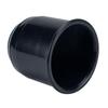 WRITWAA Tow Bar Ball Cover for Truck Trailer Hitch Protection Towball Cap with Screw Lock Fits Swan Neck and Bars Black view 2