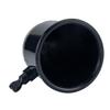 WRITWAA Tow Bar Ball Cover for Truck Trailer Hitch Protection Towball Cap with Screw Lock Fits Swan Neck and Bars Black view 3
