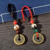 2 Pcs Copper Ancient Coins Five Emperors Money Keychain Car Key Pendant Aesthetics Ornament Accessories for Men Or Women Wallet Bag view 3