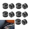 Lirun 10 Pcs Aluminum Topper Caps Cover Cap Nut Bolt 9mm-12mm Black&White For HONDA for Yamaha for Suzuki view 4