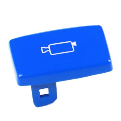 Lirun Blue Radar Sensor Camera Button Key Cover ABS For BMW 2 Series F22 F23 2014-2018 1 Pc