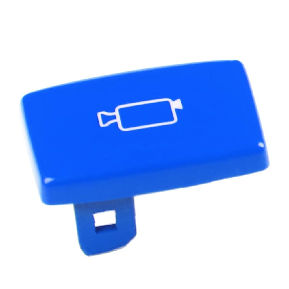 Lirun Blue Radar Sensor Camera Button Key Cover ABS For BMW 2 Series F22 F23 2014-2018 1 Pc