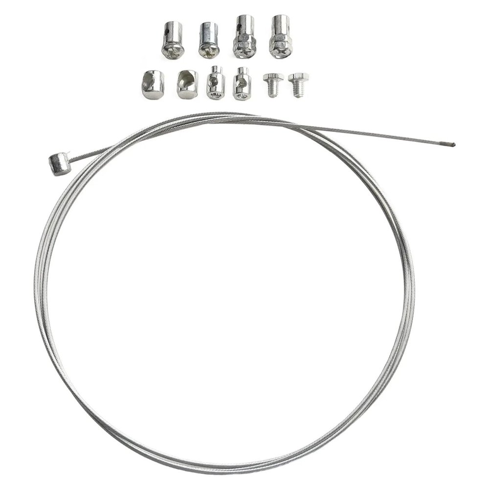 Throttle Clutch Cable Repair Kit Solderless Nipple with Sleeve Nut Set with Cable Lawnmower Rotovator Lawn Mower Parts