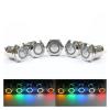 12mm Metal Button Switch Momentary Latching Type Electrical Power Button Fixed Switch 3V 6V 12V 24V 220V LED Light(Blue LED,Latching-self Lock,3-6V) view 2