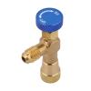 CHICIRIS 1/4 R22 Refrigerant Control Valve Durable Brass Valve for Refrigerant Charging Hose, Minimize Loss, Reliable and Easy to Use for HVAC Professionals view 2