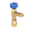 CHICIRIS 1/4 R22 Refrigerant Control Valve Durable Brass Valve for Refrigerant Charging Hose, Minimize Loss, Reliable and Easy to Use for HVAC Professionals view 4