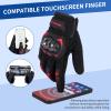 shamofeng Motorcycle Gloves for Men and Women Touchscreen with Carbon Fiber Knuckles Shell for Dirt Bike ATV UTV BMX Motocross Motorbike Riding Racing Cycling view 3
