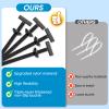 TEAWOO 50 Pcs Nylon Universal Cable Tie Buckles, High-Strength Self-Locking Zip Ties, Car Bumper Fender Retainers, Fasteners for Automotive Repair & Home Organization view 2
