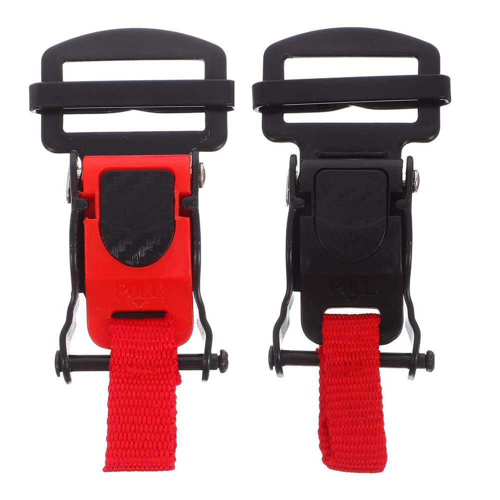 1 Set Motorcycle Helmet Buckle: Adjustable Quick Release Clip Parts - Chin Strap Clip Replacement - Heavy Duty Snap Buckle Replacement