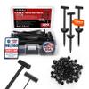 200 Pcs Upgrade Nylon Universal Cable Tie Buckle with Clear Storage Box Clips Ziplock for Car Pro Zip Ties Strap Style Automotive Accessories Fasteners Fender Panel Bumper Body Push Parts Fixion Tools view 1